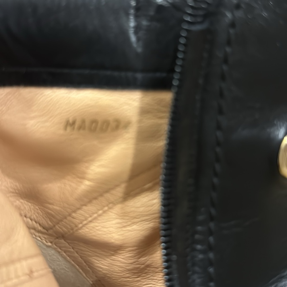 Louis Vuitton Black Leather Ankle Boot with gold detail size 36. Used. - Picture 7 of 10